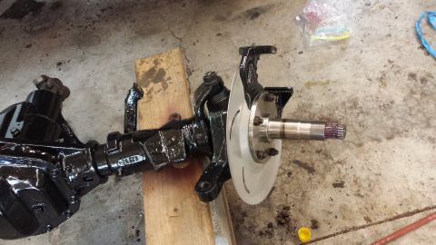 1978 Ford Bronco - This image shows a disassembled vehicle axle and brake component, not a complete vehicle.