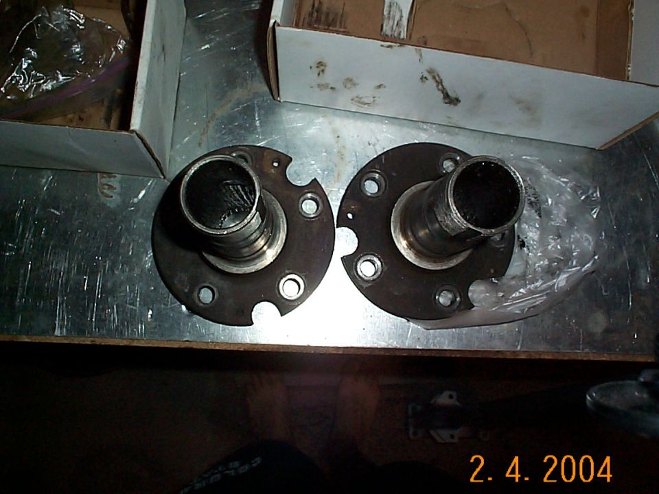 Spindles from a front ABS Bronco.