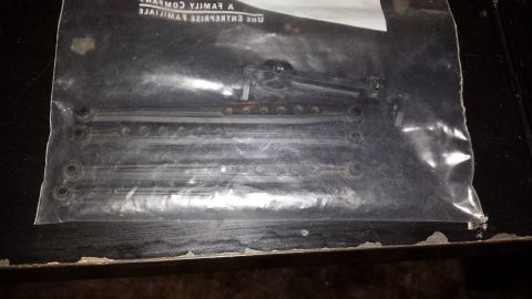 1993 Toyota 4Runner - Unidentified parts are shown sealed in a plastic bag with some text visible on the packaging.