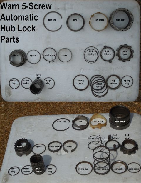 1983 Ford Bronco - This lock was rusty & didn't fully engage, when I was able to force it to move. So I stripped it down, soaked all the parts in kerosene for…