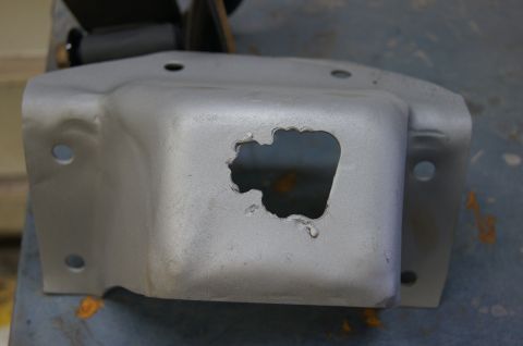 1979 Ford Bronco - Previous owner handywork on engine perch both sides looked about the same!
