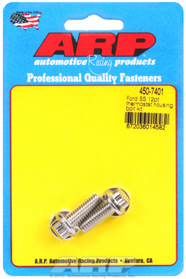 1990 Ford Bronco - ARP Professional Quality Fasteners kit for Ford SS 12pt thermostat housing.