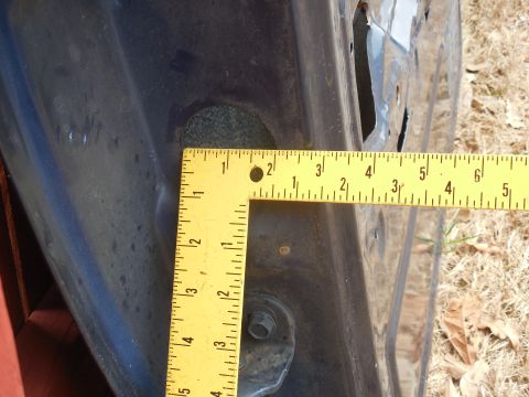 1983 Ford Bronco - '93EB door wiring harness boot knockout 2"