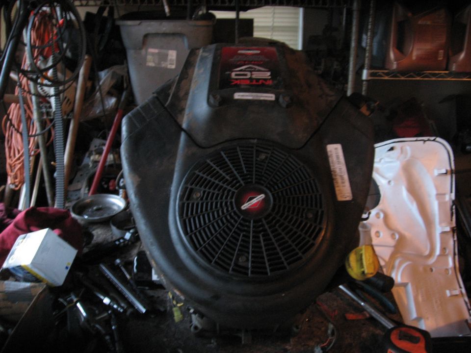 Briggs & Stratton 20 HP Intek engine cover with fan shroud