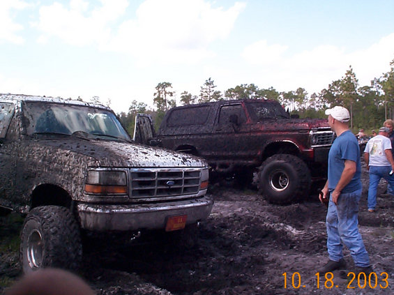 On the other side of that water. Me and my bronco in the foreground, that big fawker in the back.