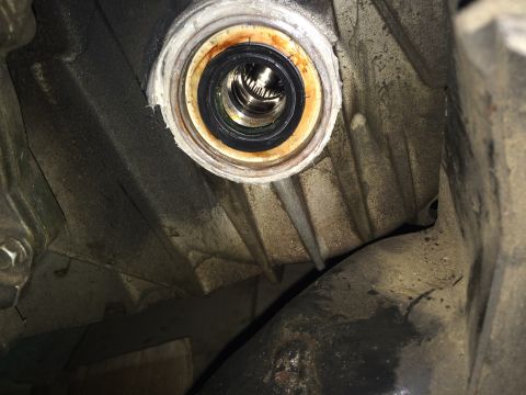 2011 Ford Elite - CV axle seal in transmission housing.