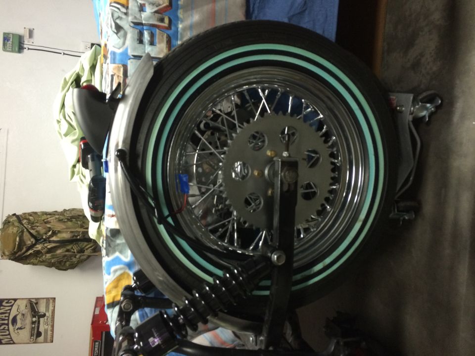 1975 Shovelhead sparto taillight side view