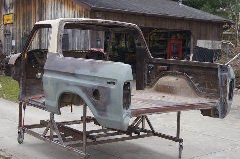 1979 Ford Bronco - Ready to go for sandblasting.