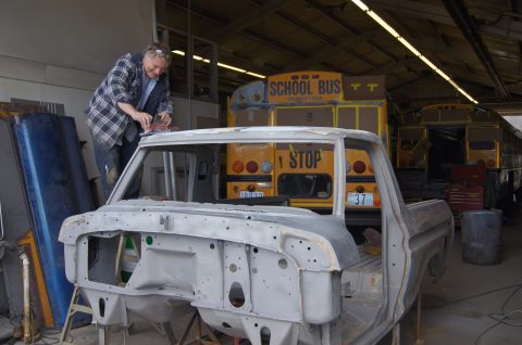1979 Ford Bronco - Blasted, the only holes were on top of the bedrails.