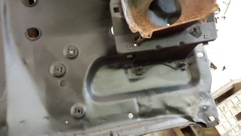 1978 Ford Bronco - This image shows a section of a vehicle's inner fender, not a complete vehicle.
