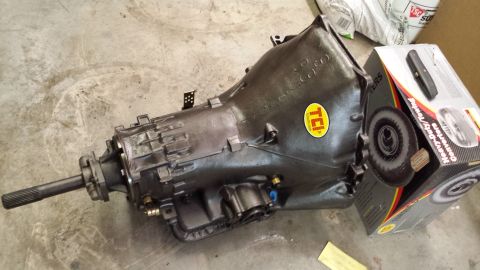 1978 Ford Bronco - A TCI transmission is shown next to its "Heavy-Duty Torque Converters" box.