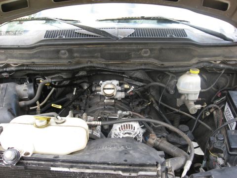 1994 Ford Bronco - View of the engine bay, showing various components under the hood.