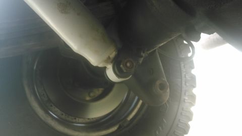1996 Ford Bronco - due to the axle being from a newer body style 97 F250, the shock mount was different and would work with the way our shocks are. I ordered…