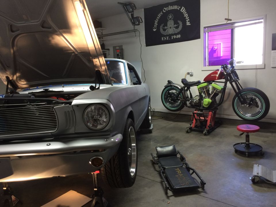 1965 Mustang 1975 Shovelhead