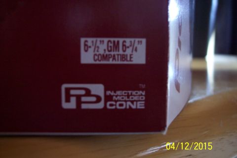 1990 Ford Bronco - This box indicates compatibility with 6-1/2" and GM 6-3/4" speakers, an injection molded cone.