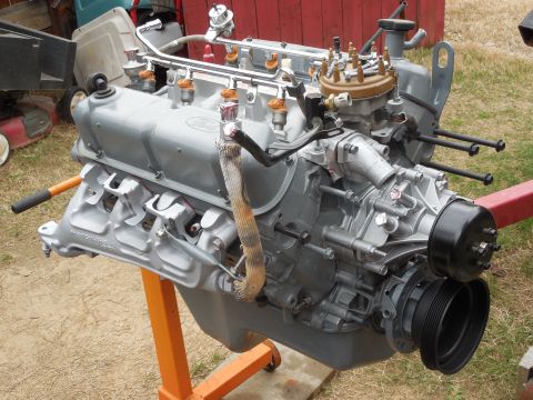 1993 Ford Bronco - It's starting to look like an engine again. Motorcraft RH34 Thermostat Housing See the PREVious few dozen captions... It's worth noting tha…