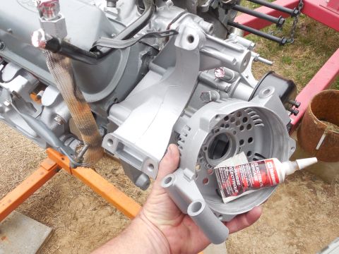 1993 Ford Bronco - Like its bracket & the engine, I also stripped the paint (DE1650) from the alternator casting & applied electrical grease to the mating sur…