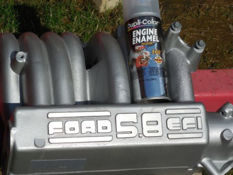 1993 Ford Bronco - I expect this (DE1636) clear to stay clear for a long time since it & the Aluminum Cast-Coat (DE1650) are intended for engine temperatures.…