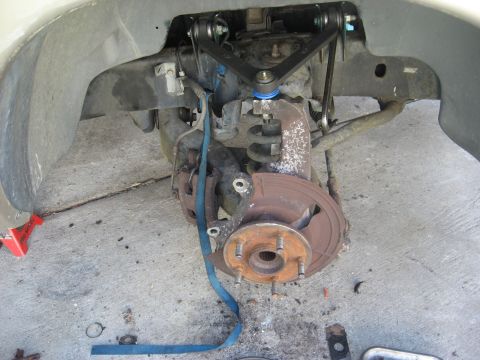 1994 Ford Bronco - This image shows the suspension and brake components of a vehicle, not a complete vehicle.