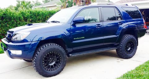 2005 Toyota 4Runner - This modified 4Runner features a hood scoop and aggressive off-road tires.
