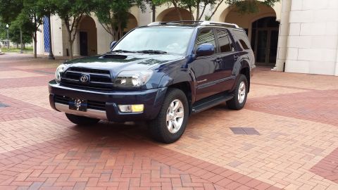 2005 Toyota 4Runner - This 2005 Toyota 4Runner is seen from a three-quarter front view, parked on a decorative brick surface.