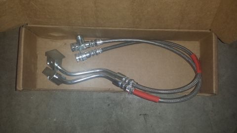 1996 Ford Bronco - Rough Country extended brake line set.