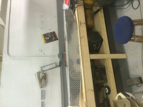 1993 Ford Bronco - A diamond plate bumper part is shown, not a 1993 Ford Bronco.