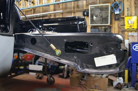 1979 Ford Bronco - This is a newer tailgate, but it bolts right up and all bodylines line up, just need to get newer larger latches.