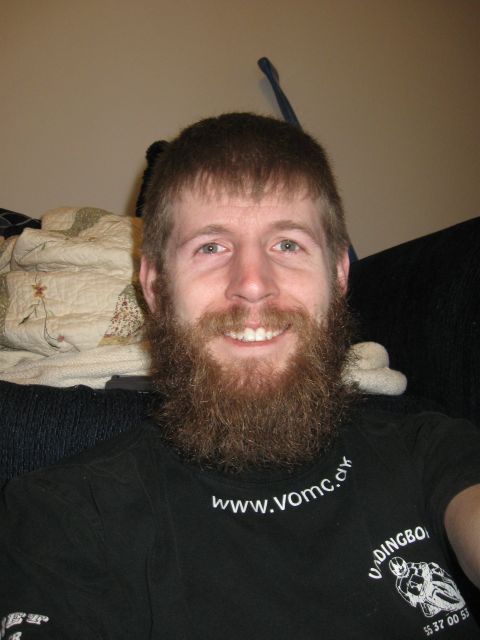 2006 Suzuki DR-Z400S - Pre-trip beard, 6 months of growth i think.