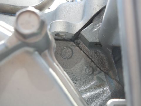 1993 Ford Bronco - This appears to be a better seal with the RightStuff than before, but I'll check this, too, after it all dries.