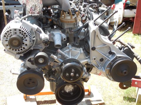 1993 Ford Bronco - Having everything painted makes it look better-than-new. Motorcraft RH34 Thermostat Housing I may pull the distributor out & sandblast/pain…