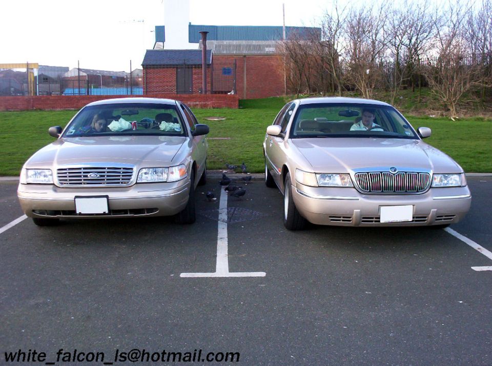 Geordie Vic's ride (left) with Ovie's ride (right)