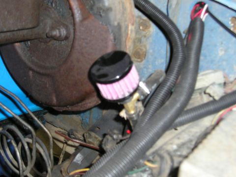 1978 Ford Bronco - Cheapo "APC" filter for axles, a separete one will be added for T-case.