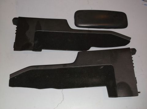 1999 Mercury Grand Marquis - Car interior trim pieces and armrest pad shown against a light gray background.