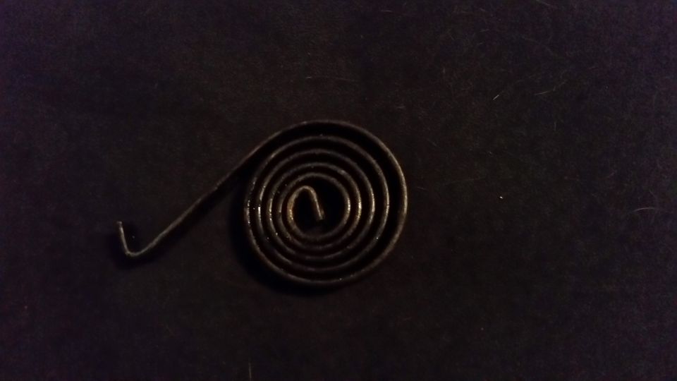 Spiral spring part