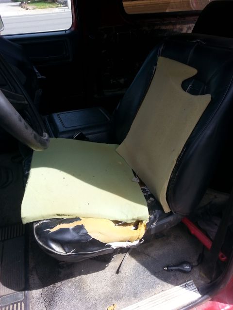 1981 Ford Bronco - The padding I bought shortly after first getting the Bronco.