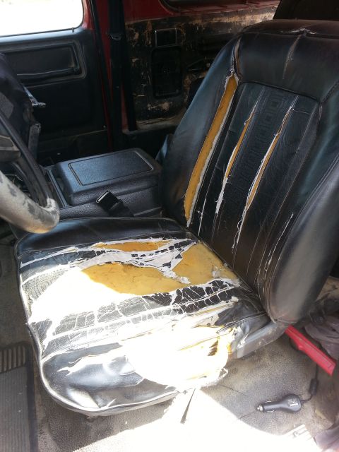 1981 Ford Bronco - What's been hiding under my seat covers for the last 10 years.