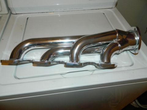 1979 Ford Bronco - These chrome exhaust headers are a part of a vehicle's exhaust system.
