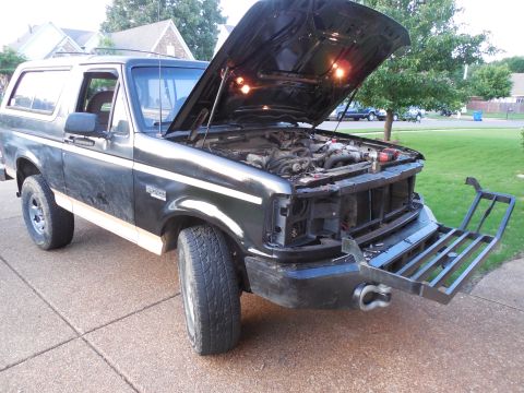 1983 Ford Bronco - The tan paint is still wet, but it looks right.