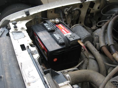 1994 Ford Bronco - My generic parts store battery was 4 years old, it was seeping acid , the terminals were corroding again, and I could hear it bubbling. The…