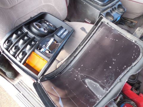 1983 Ford Bronco - The outer lens is primarily glued on - the small screws really just hold it in-place so it doesn't shift if the adhesive ever gets hot & so…