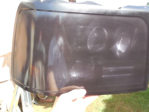 1983 Ford Bronco - It seems a lot lighter now than it did when it was wet. I brushed off some dust with my hand, which is why it looks scratched.