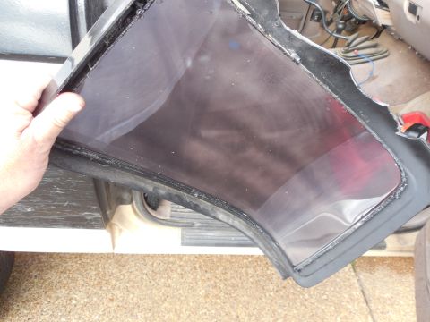 1983 Ford Bronco - It's a lot splotchier than it looked from the outside. Either I'm not good enough to lay down a light coat, or this spray tip doesn't produ…