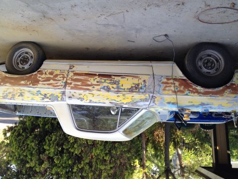 1966 Ford Ranchero - so fast, grips upside down, gotta love when u start sanding, and the sander dies,, primer waiting.....