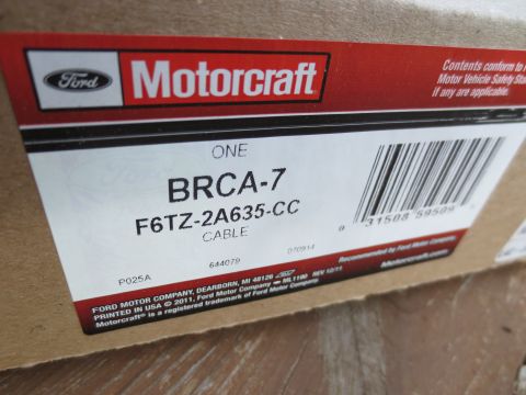 1994 Ford F-350 - A close-up of a Motorcraft branded box, showing part number F6TZ-2A635-CC and manufacturing details.