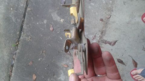 1996 Ford Bronco - bent tailgate mechanism
