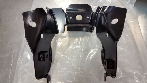2015 Chevrolet new - Black metal bracket part, likely for a vehicle, shown from the front.