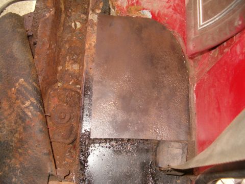 1979 Ford Bronco - I did a bunch more work this weekend, got the front all back, still some holes but all there, and started towards the rear.