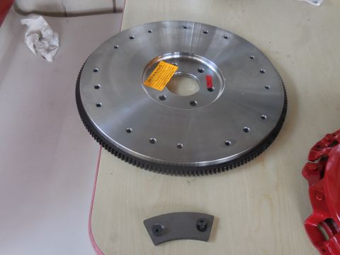 1966 Ford Fairlane - 35 lb. steel flywheel with weight for externally balanced engines