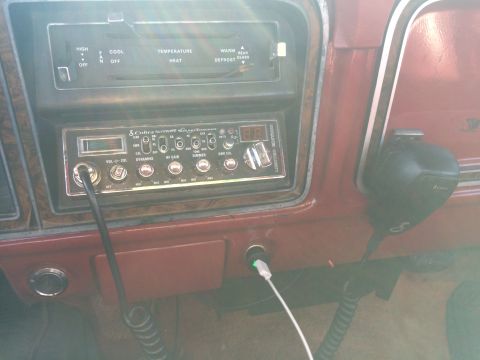 1979 Ford Bronco - Mounted a free Cobra Nightwatch CB into my old radio spot.